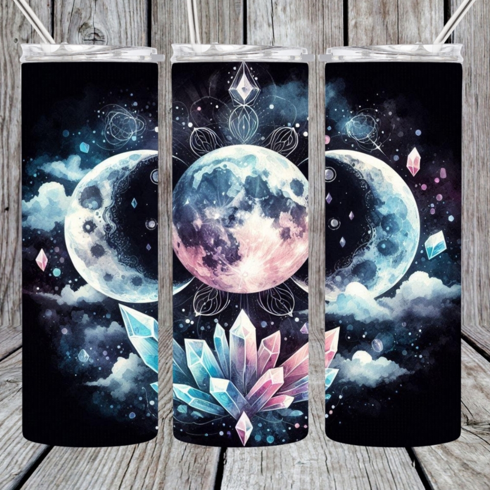 Triple blue moon tumbler